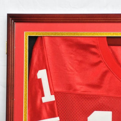 Extra Large Jersey Cabinet Display Case with Double Matting