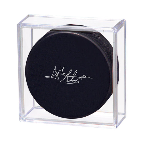 Ultra Pro Regulation Hockey Puck Square Clear Holder UV Protection