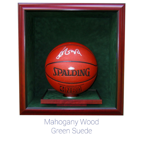 Basketball Custom Hand Crafted Wood Cabinet Display Case