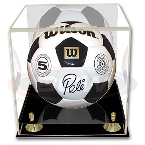 Soccer or Volleyball Premium Display Case with Wall Mount Option