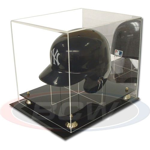 Baseball Helmet Premium Display Case with Wall Mount Option