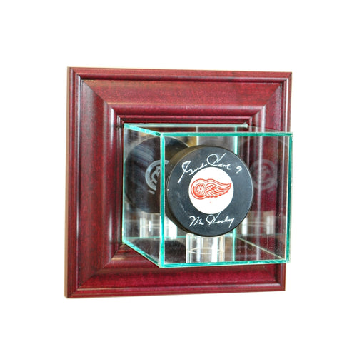 Wall Mounted Hockey Puck Glass Display Case