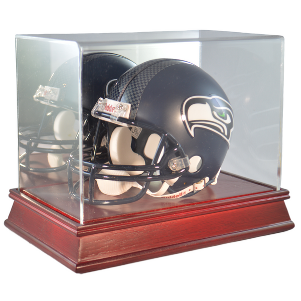 New England Patriots Wall-Mounted Mini Helmet Display Case 