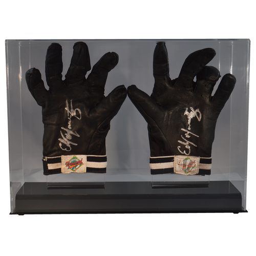 Double Baseball Batting Glove or Football Glove Clear Display Case