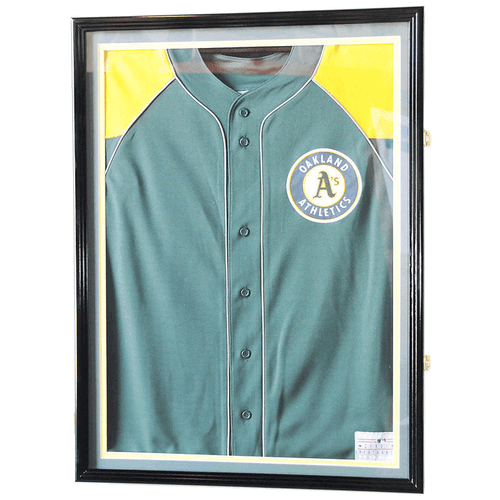 Large Jersey Cabinet Display Case with Double Matting