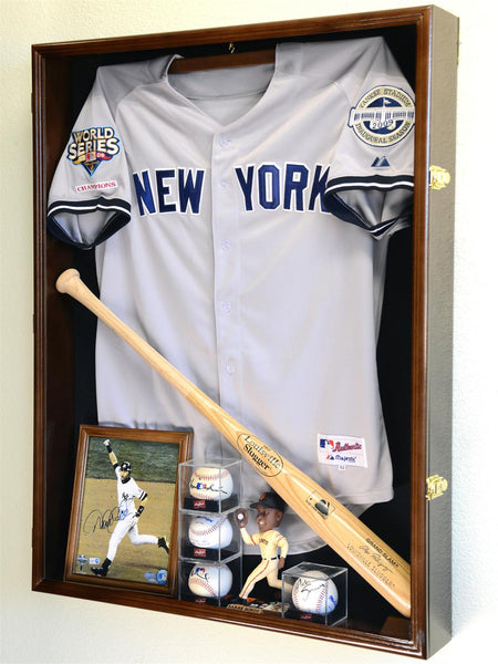 Extra Large Jersey Cabinet Display Case Extra Deep Shadow Box