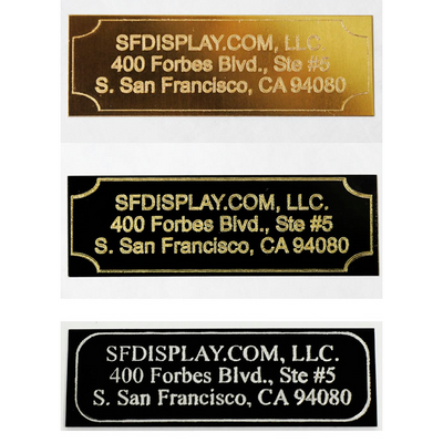 Custom Engraved Name Plates