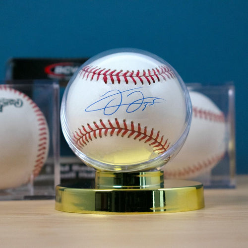 Baseball Holder Gold Base - 4 Pack