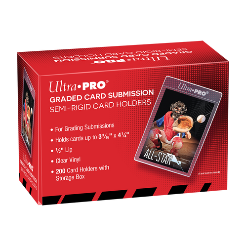 Ultra Pro Semi-Rigid Tall Graded Card Submission Holders - Case of 2,000