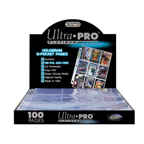 Ultra Pro Platinum Series 9-Pocket for Standard Cards - Case of 1,000 Pages