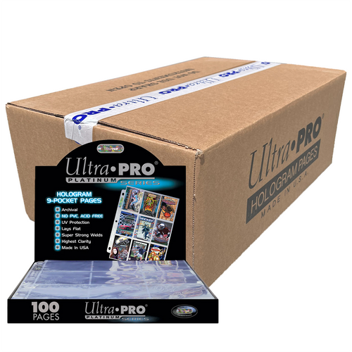 Ultra Pro Platinum Series 9-Pocket for Standard Cards - Case of 1,000 Pages