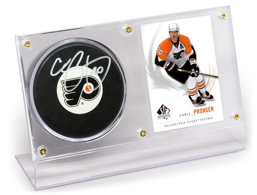 Hockey Puck and Card Display Case Acrylic Base