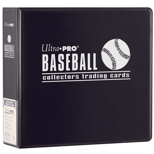 Ultra Pro Black 3" Baseball Trading Card Album - Case of 6