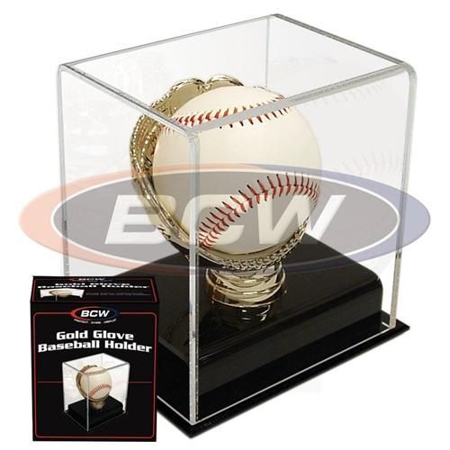 Baseball Display Case Gold Glove