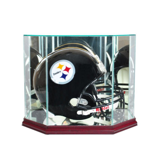double football helmet case Double Full Size Football Helmet Display Case | Free Shipping