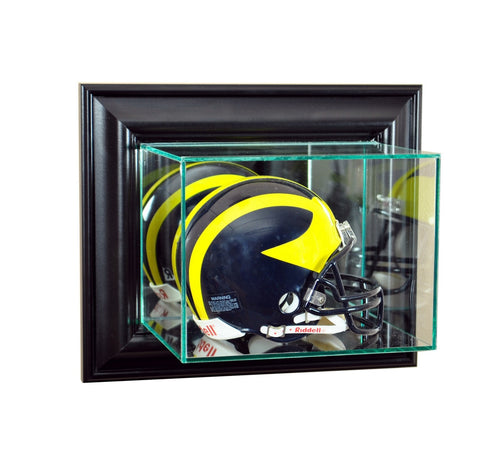 Wall Mounted Mini Football Helmet Glass Display Case