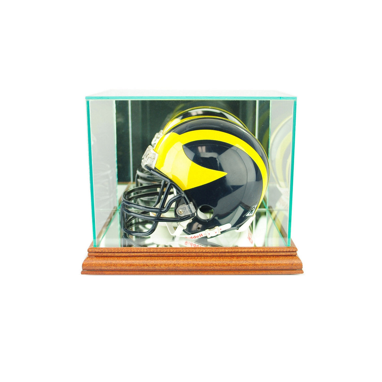 Mini Football Helmet Glass Display Case | Free Shipping - Memorabilia ...