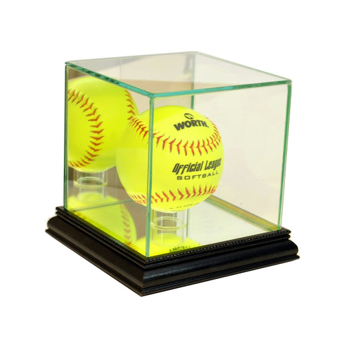 Softball Glass Display Case