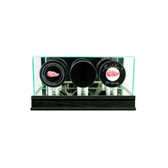 Triple Hockey Puck Glass Display Case | Free Shipping | UV Protection - Memorabilia Displays Triple Hockey Puck Glass Display Case | Free Shipping | UV Protection - Memorabilia Displays