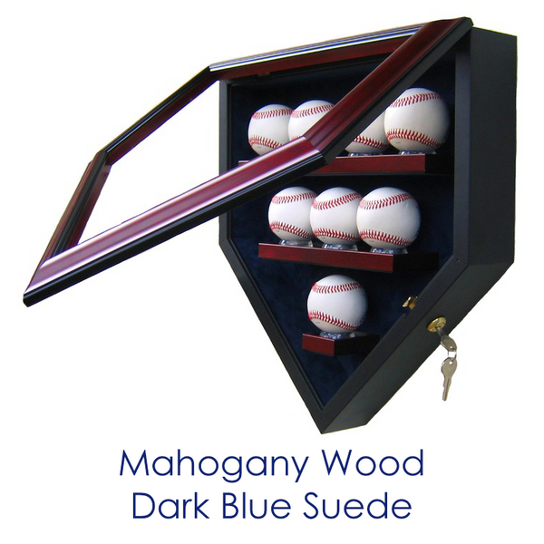 Eight Baseball Custom Hand Crafted Wood Cabinet Display Case ...