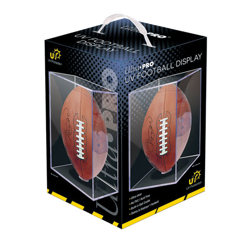Football Clear Square Holder With UV Protection by Ultra Pro