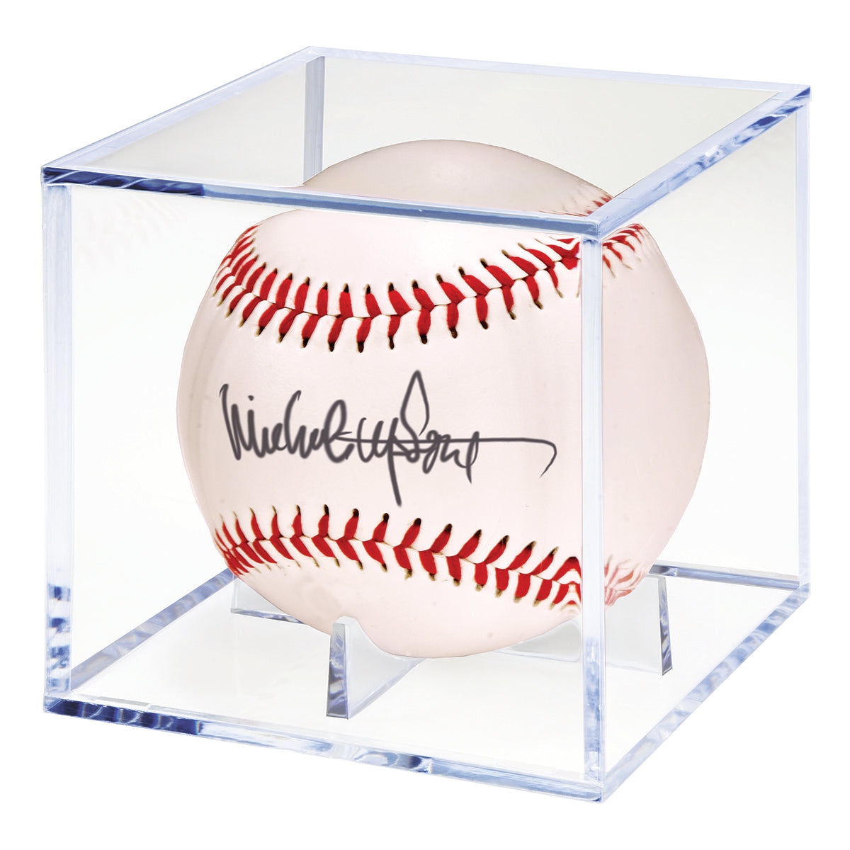 Ultra Pro Baseball Display Case – Klare UV-geschützte Box Mit Standfuß, Für Einen Ball – Archivsicher & Stapelbar