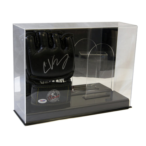 Double MMA Glove Display Case with Mirror Back