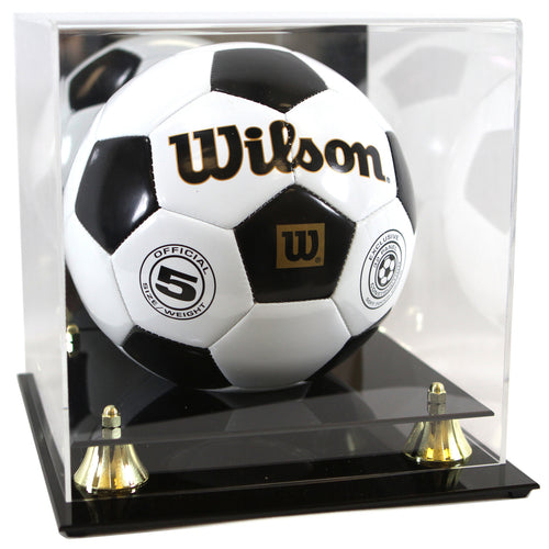 Soccer or Volleyball Premium Display Case with Wall Mount Option
