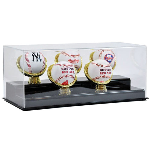 Five Gold Glove Baseball Display Case Cases