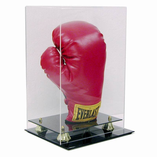 Boxing Glove Premium Display Case With Clear Cover Free Shipping