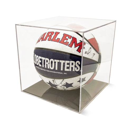 Basketball Holder Display Case - Grandstand with UV Protection