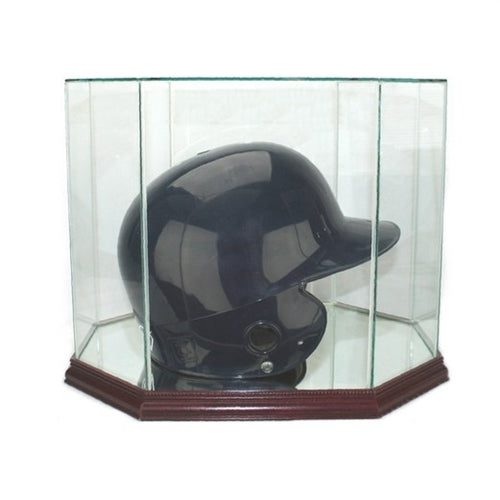 Baseball Helmet Octagon Glass Display Case Free Shipping Memorabilia Displays