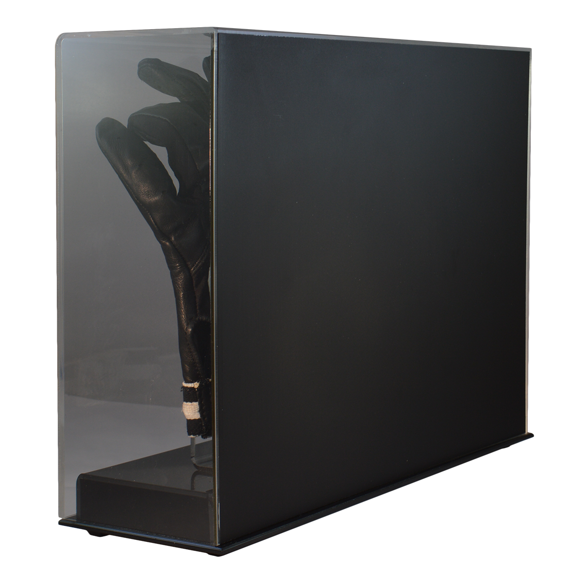 Double Baseball Batting Glove Football Glove Display Case Mirror Back