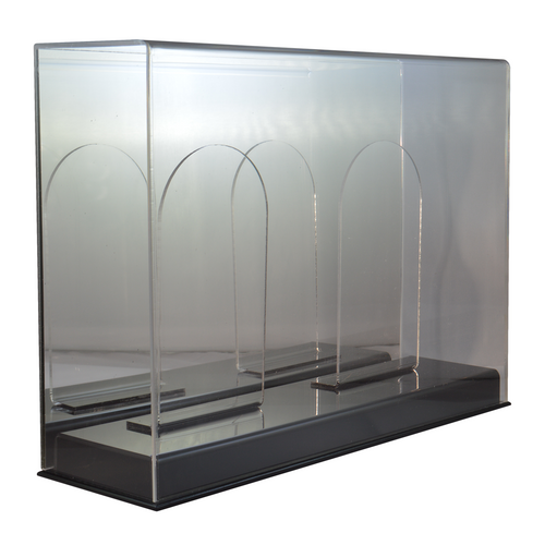 Double MMA Glove Display Case with Mirror Back