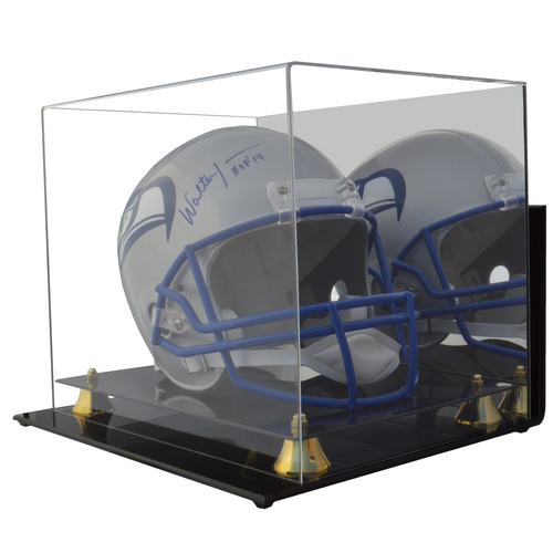 Football Helmet Premium Display Case Wall Mountable