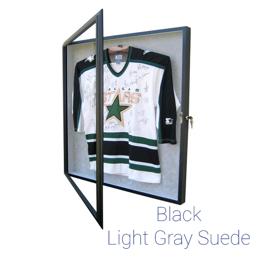 Large Hockey Jersey Custom Hand Crafted Wood Cabinet Display Case
