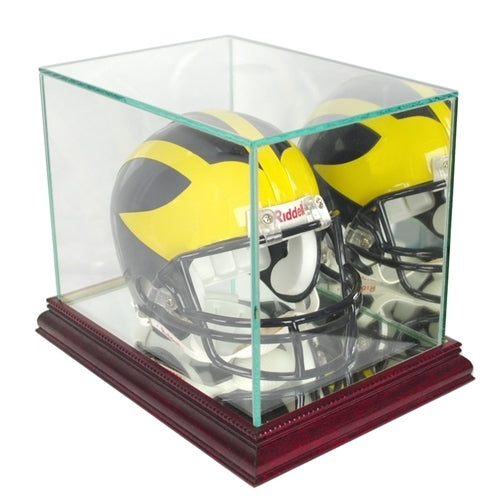 Mini Football Helmet Glass Display Case | Free Shipping - Memorabilia ...