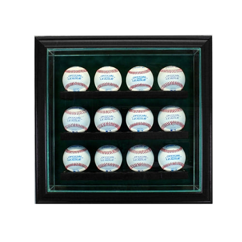 12 Baseball Cabinet Glass Display Case
