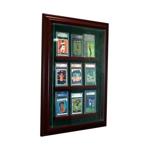 9 Graded Card Cabinet Style Display Case