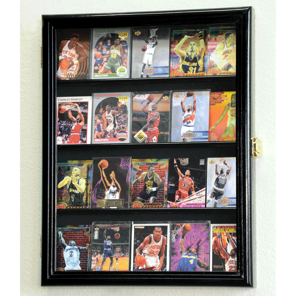 20 Sports Card Display Case Wall Mount Cabinet | Free Shipping - Memorabilia Displays 20 Sports Card Display Case Wall Mount Cabinet | Free Shipping - Memorabilia Displays