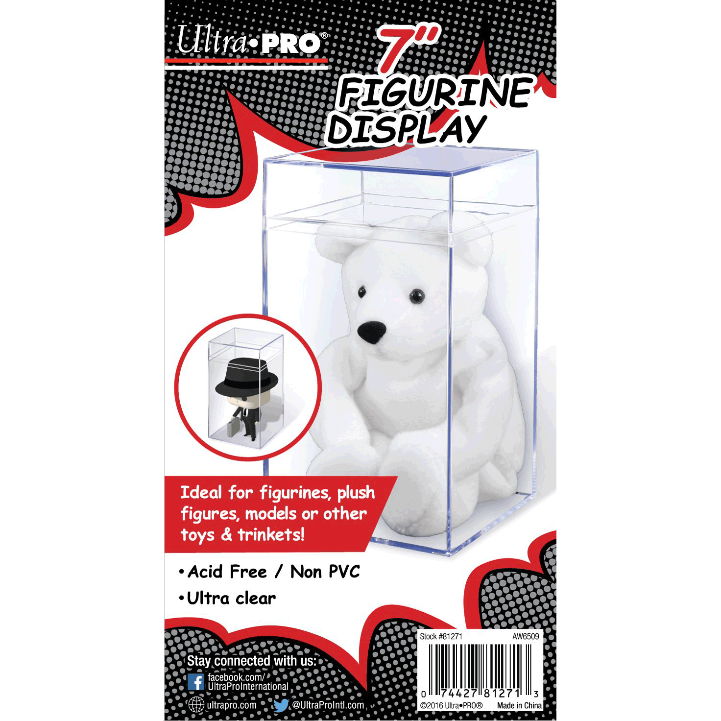 Bobblehead Display Case by Ultra Pro Free Shipping Cost Effective