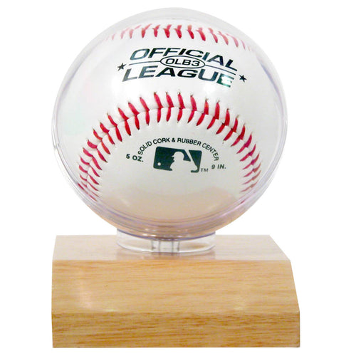 Wood Base Baseball Holder