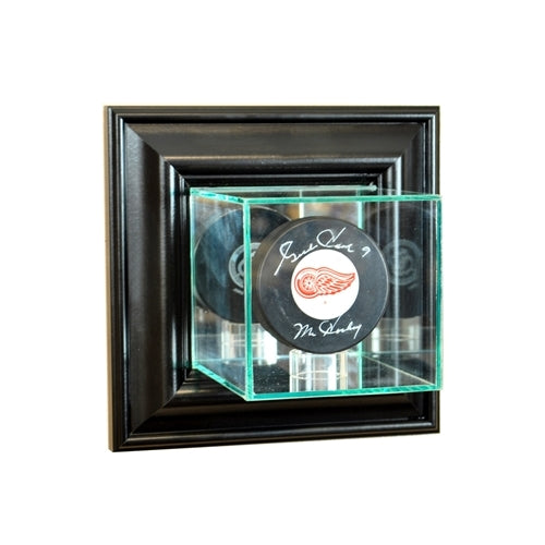 Wall Mounted Hockey Puck Glass Display Case