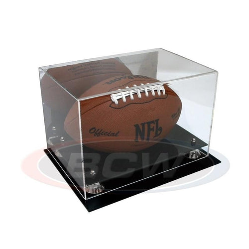 Football Premium Display Case with Wall Mount Option