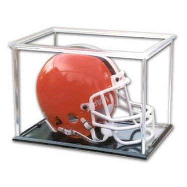 Mini Football Helmet Display Case with 5 year UV Protection