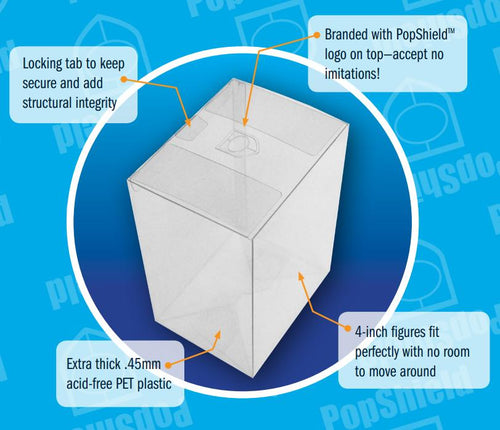 Funko Pop Standard Box Pop Shield Protectors 200-Count