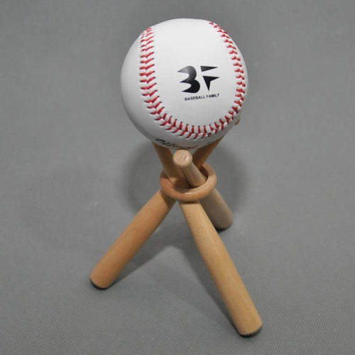 Mini Wood Baseball Bat Display Base Stand