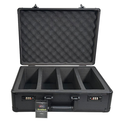 Graded Card Heavy Duty Case with Lock - 4 RowsGraded Card Heavy Duty Case with Lock - 4 Rows - Holds up to 164 Graded Cards